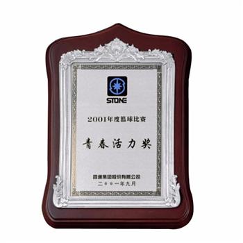 錐形純錫框獎(jiǎng)牌授權(quán)牌定制