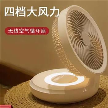 edon愛(ài)登空氣循環(huán)扇USB充電小型桌面臺(tái)扇家用折疊壁掛落地