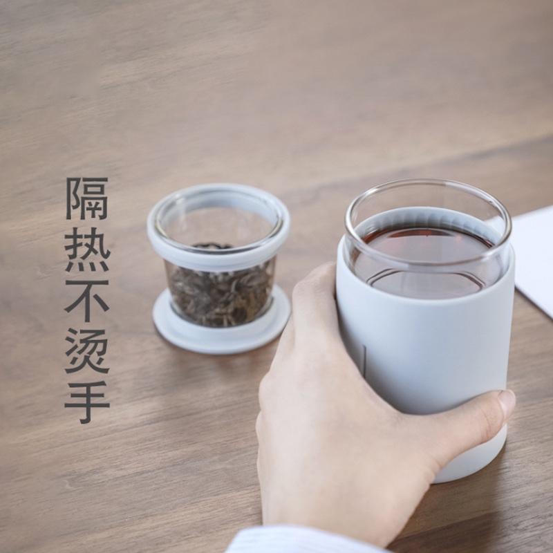 原初格物 創(chuàng)意收納 隨行便攜旅行茶具翻轉(zhuǎn)杯 一杯一茶濾一茶葉罐