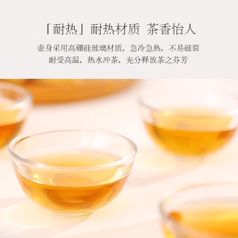 so.home樂(lè)怡茶具套裝單手易握沖茶壺日式款耐熱玻璃側(cè)把壺